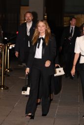 Camille Razat Arrives at "Emily in Paris" Dinner in Style
