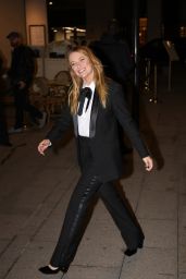 Camille Razat Arrives at "Emily in Paris" Dinner in Style