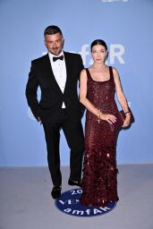 Elisabetta Franchi at Venice Film Festival Featured the AmfAR Gala 2024
