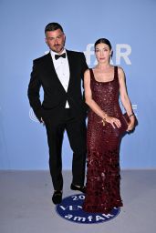Elisabetta Franchi at Venice Film Festival Featured the AmfAR Gala 2024
