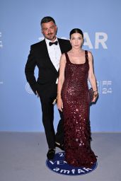 Elisabetta Franchi at Venice Film Festival Featured the AmfAR Gala 2024