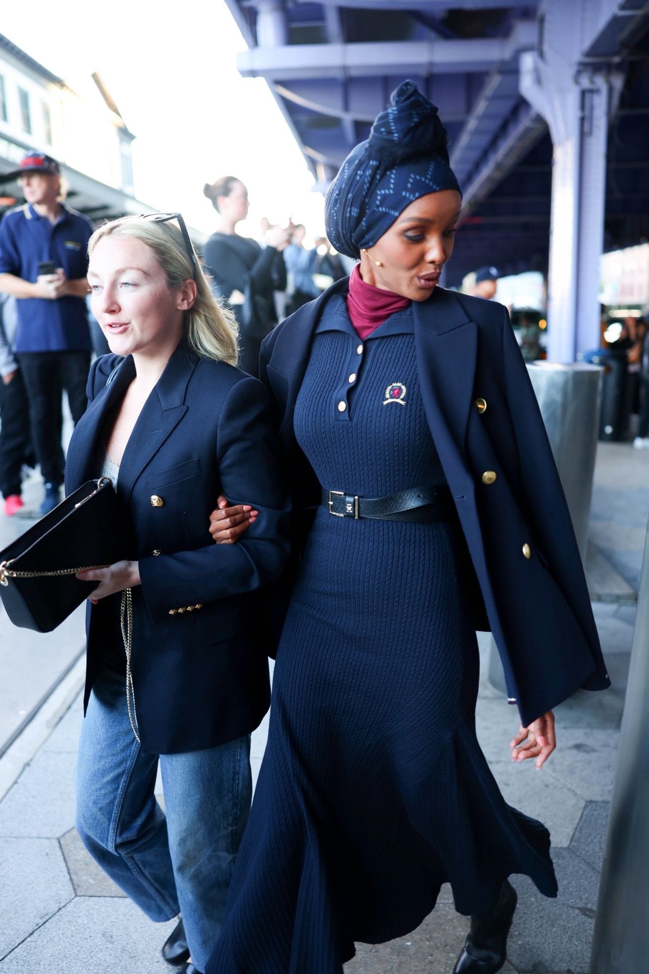 Halima Aden at Tommy Hilfiger Show in New York 09082024 • CelebMafia