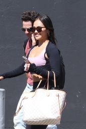 Jenn Tran and Sasha Farber Strike a Poserific Posture after DWTS Rehearsals 09-29-2024