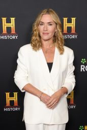 Kate Winslet Redefines Power Dressing in Stunning White Suit at HISTORYTalks