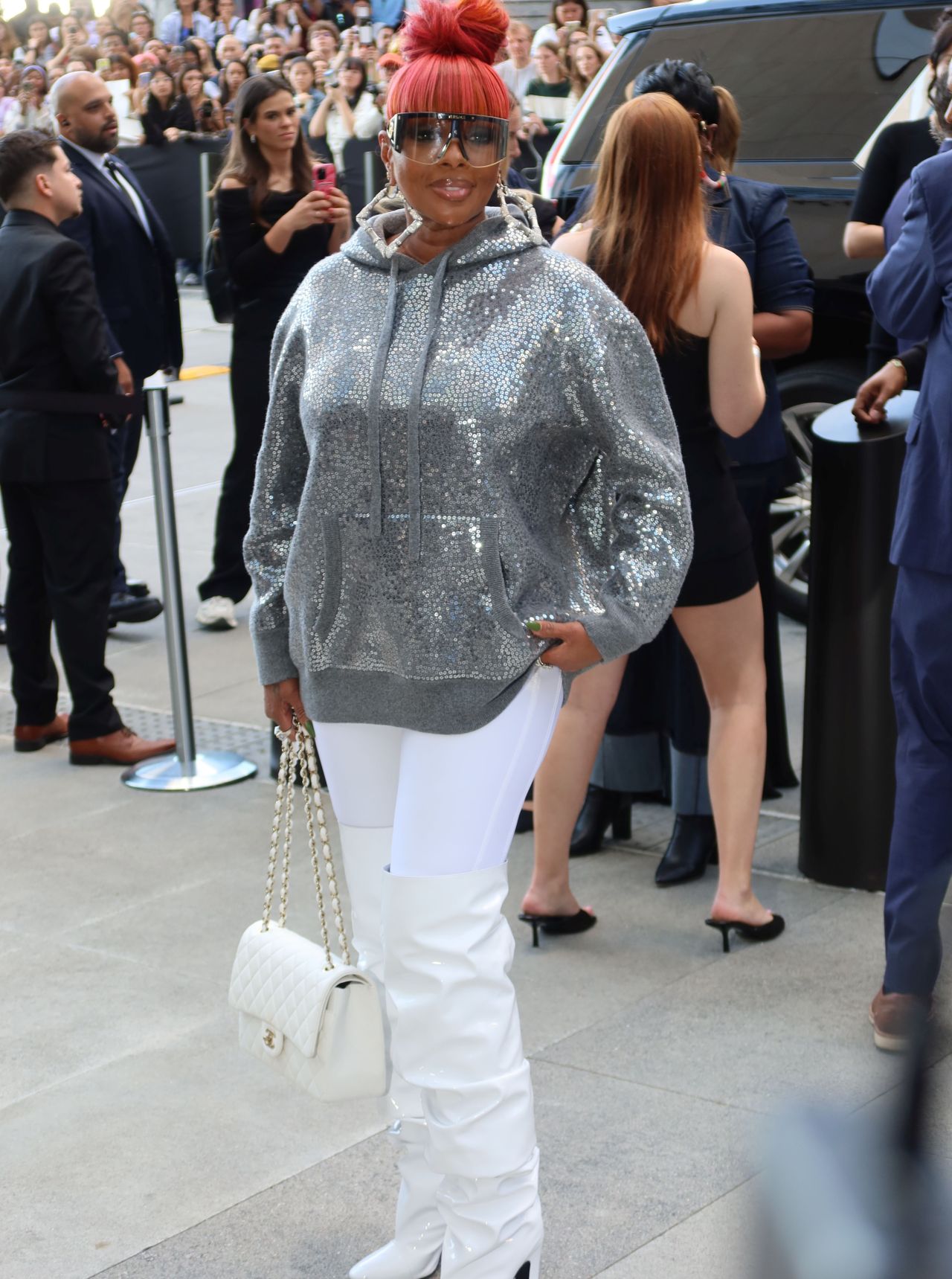 Mary J. Blige at the Michael Kors Fashion Show in New York 09102024