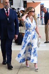 Sydney Sweeney Stuns in Floral Jumpsuit at Venice Film Festival