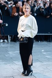 Valentina Ferragni Shines at Schiaparelli PFW Arrivals in Paris 09-26-2024