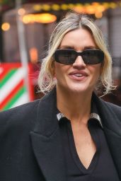 Ashley Roberts Shines in Metallic Trousers at Heart Radio London 10-15-2024