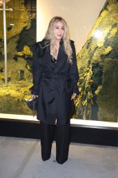 Cher & A.E. Edwards Depart Burberry NY Flagship 10-16-2024