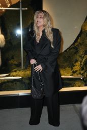 Cher & A.E. Edwards Depart Burberry NY Flagship 10-16-2024