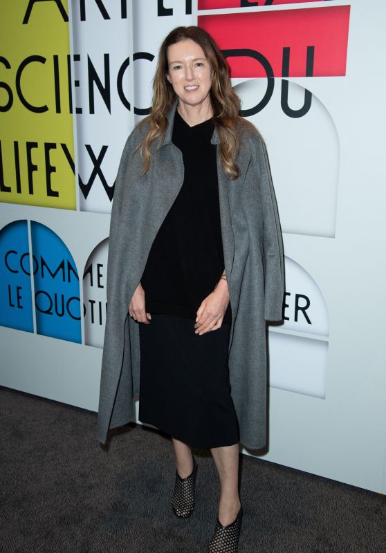 Clare Waight Keller Attends Uniqlo Lifewear Exhibition Cocktail in ...