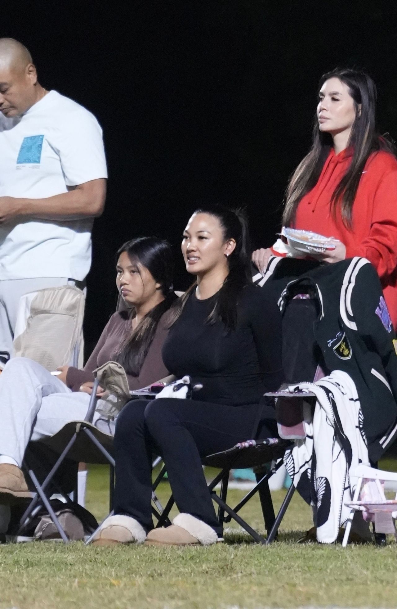 Dana Tran and Daughter Cheer on Soccer Team in Orange County 10-11-2024 ...