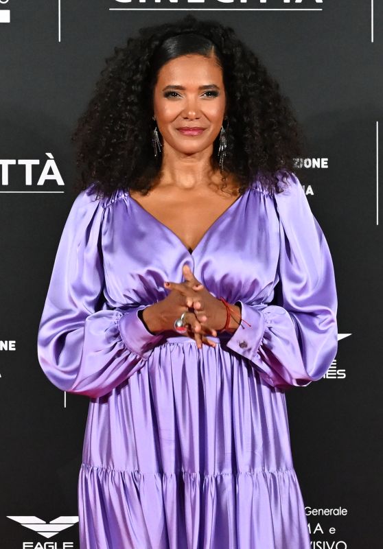 Denny Mendez Attends Megalopolis Premiere at Cinecittà in Rome [10-14-2024]