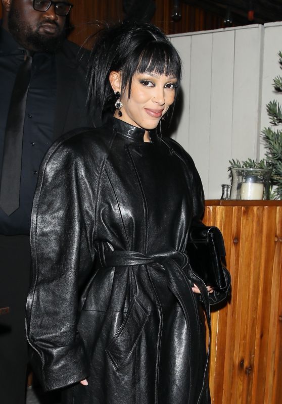 Doja Cat Blazes in Black at "All Black" 29th Birthday Bash [10-21-2024]