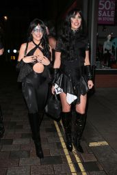 Ferne McCann Attends London Hallowzeem Party in Covent Garden [10-25-2024]