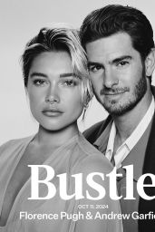 Florence Pugh & Andrew Garfield - Bustle Magazine October 2024