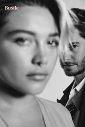 Florence Pugh & Andrew Garfield - Bustle Magazine October 2024