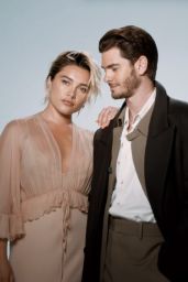 Florence Pugh & Andrew Garfield - Bustle Magazine October 2024