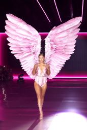 Gigi Hadid Dazzles in Pink: Victoria