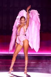 Gigi Hadid Dazzles in Pink: Victoria