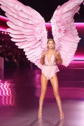 Gigi Hadid Dazzles in Pink: Victoria