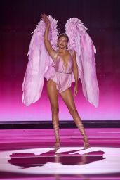 Gigi Hadid Dazzles in Pink: Victoria