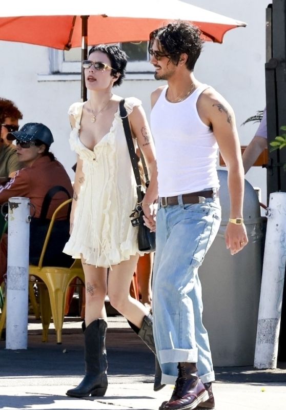 Halsey Rocks Chic Cowgirl Glam for Romantic LA Lunch Date 10-20-2024