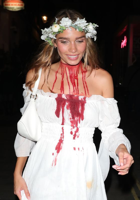 Hana Cross Haunts Hallowzeem Party in London [10-25-2024]