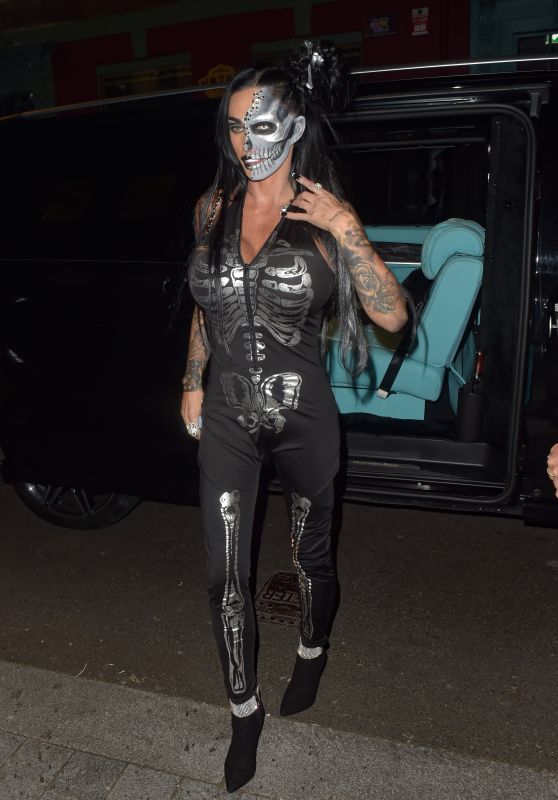  Model Enjoys Spooky Night Out in London [10-30-2024]