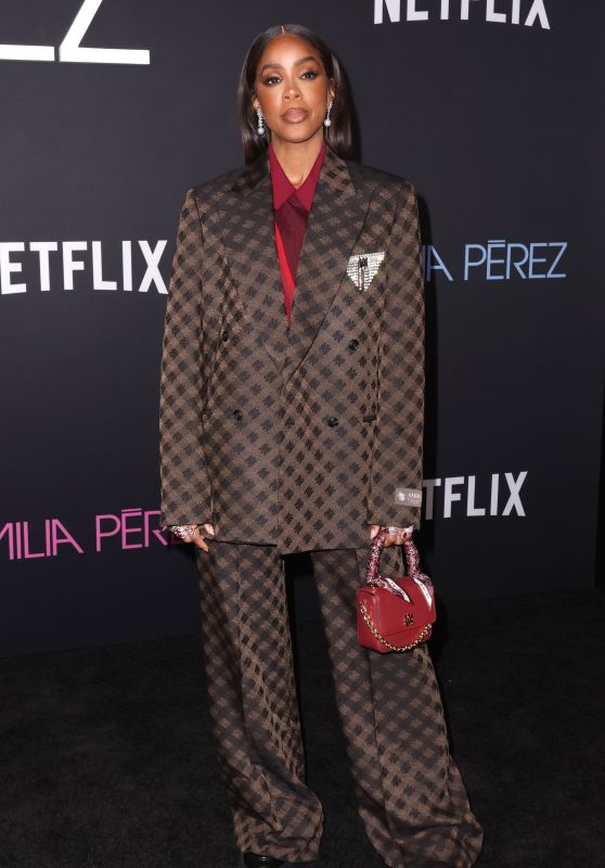 Kelly Rowland Glitters at "Emilia Perez" Netflix Premiere [10-21-2024]