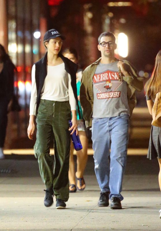 Margaret Qualley Saunters New York Streets Post-Dinner [10-22-2024]