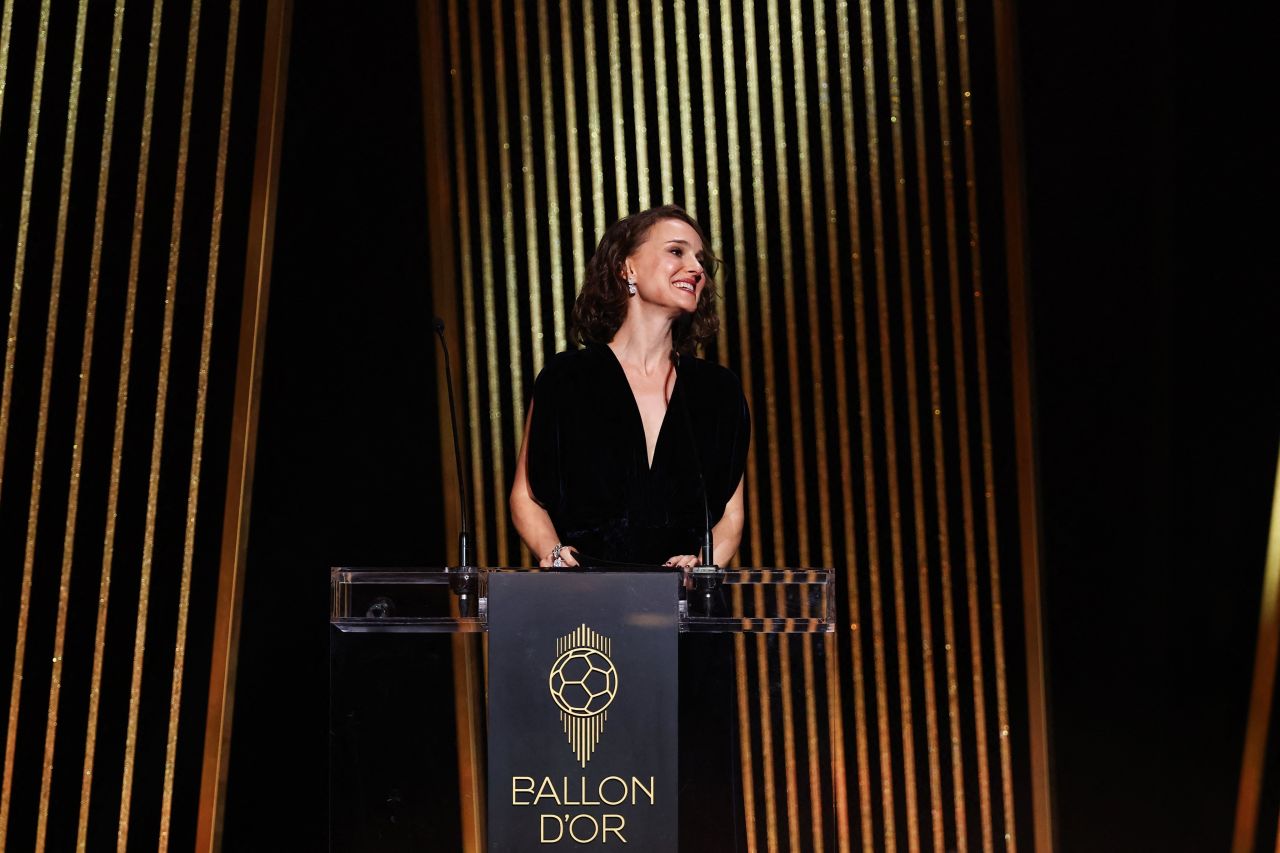 Natalie Portman Brings Intellectual Elegance to Ballon d'Or Ceremony in