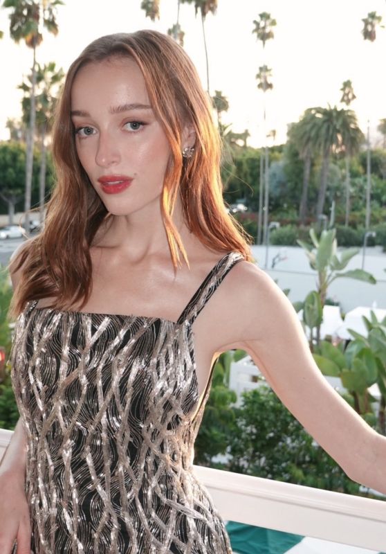 Phoebe Dynevor Struts Red Carpet at Academy Museum Gala 10-2024