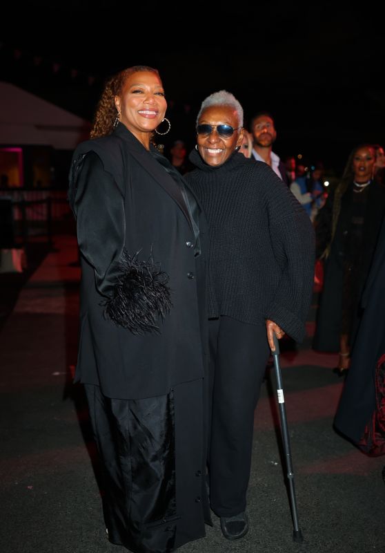 Queen Latifah Makes a Regal Entrance at Victoria