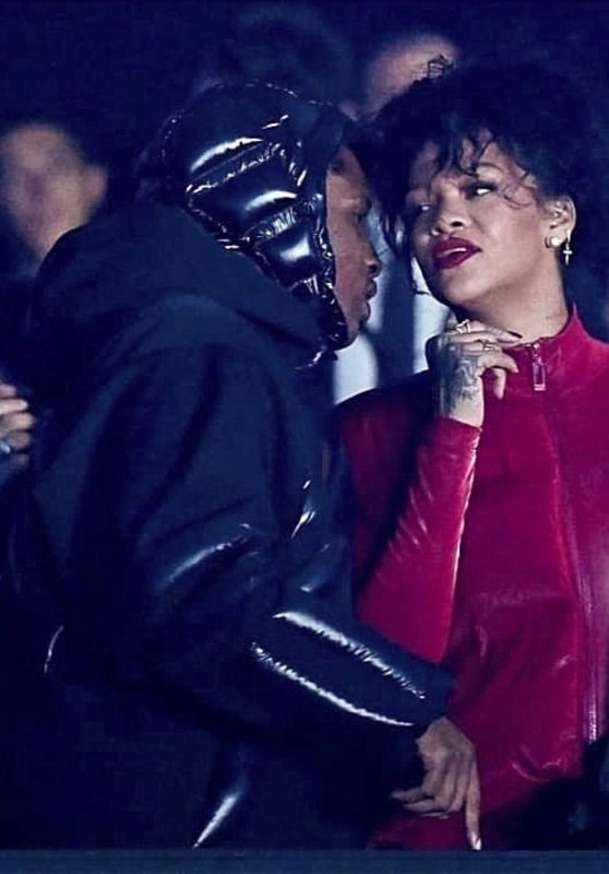 Rihanna & ASAP Rocky Dazzle at Moncler