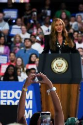 Tina Knowles Brings Matriarchal Wisdom to VP Campaign Rally in Houston [10-25-2024]