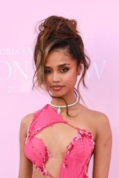 Tyla Shines on VS Fashion Show Runway in NYC 10-15-2024