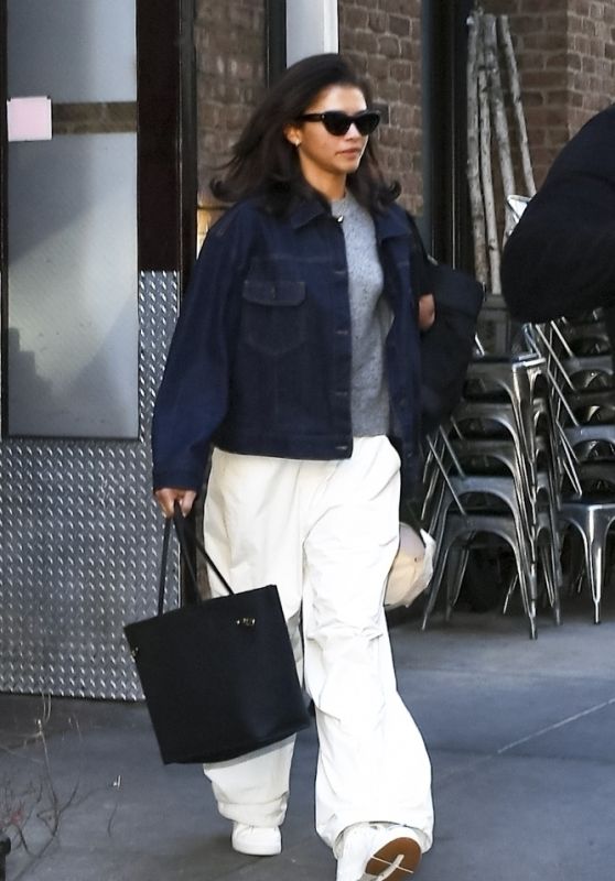 Zendaya Masters Quiet Luxury in The Row During NYC Family Stroll