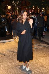 Zoe Saldana Radiates Hollywood Glam at 