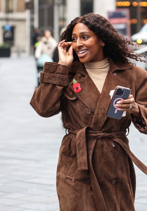 Alexandra Burke Visits Global Radio Studios in London [11-08-2024]