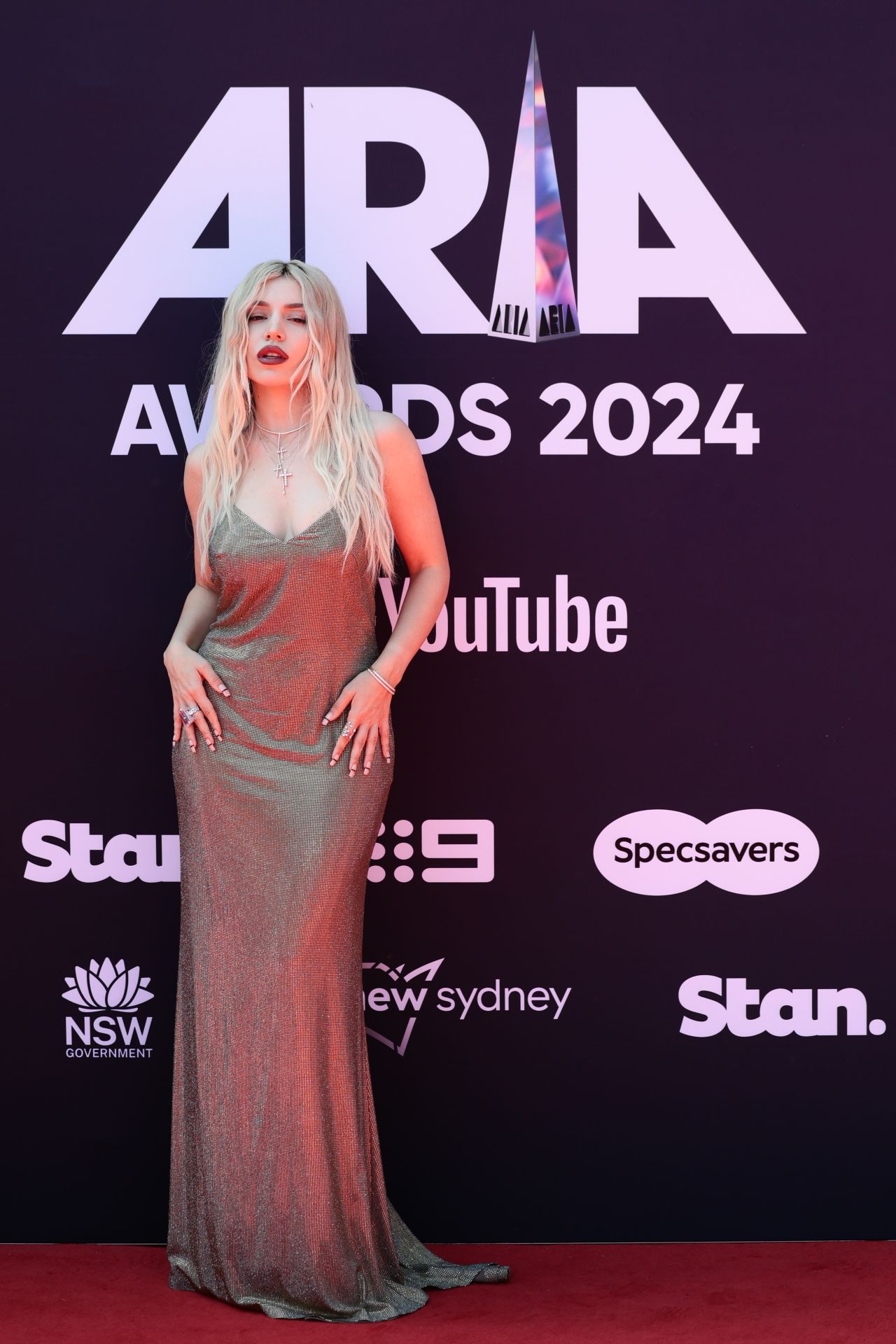 Ava Max at the 2024 ARIA Awards • CelebMafia