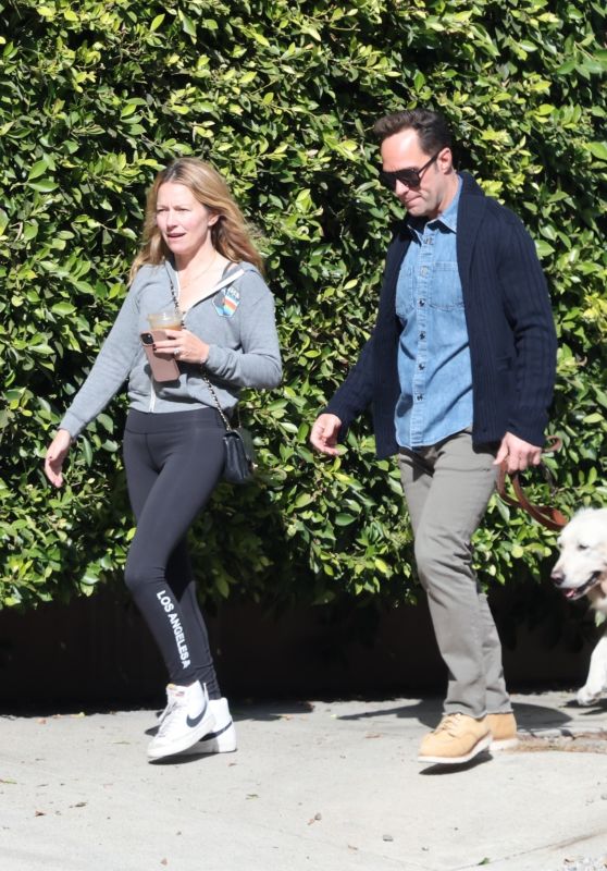 Becki Newton & Chris Diamantopoulos Spotted on Casual Walk [11-24-2024]