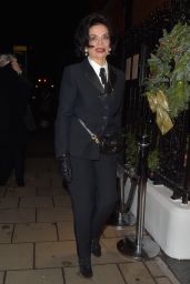 Bianca Jagger Spotted at Claridge