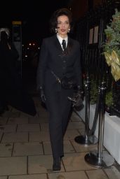 Bianca Jagger Spotted at Claridge