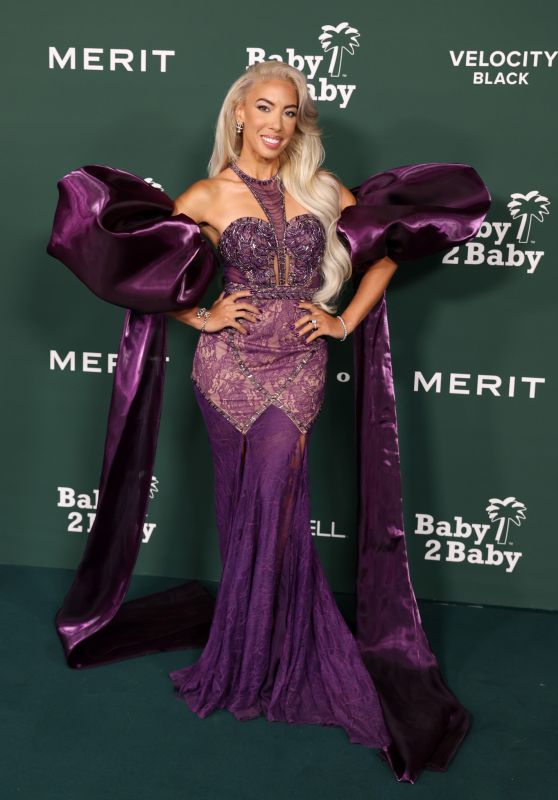 Brooke Hall Lights Up 2024 Baby2Baby Gala in LA