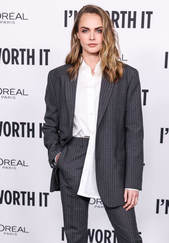 Cara Delevingne at L’Oréal Paris’s 2024 Women of Worth Celebration