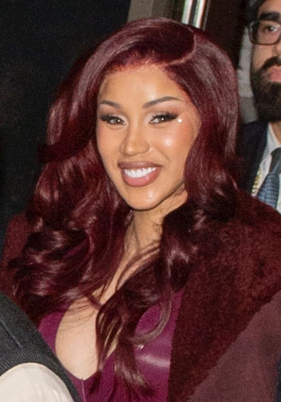 Cardi B Exits Knicks Game at Madison Square Garden [11-08-2024]