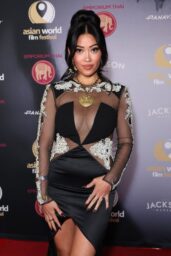Devon Diep Attends Asian World Film Festival Premiere of Hello Love Again in Culver City