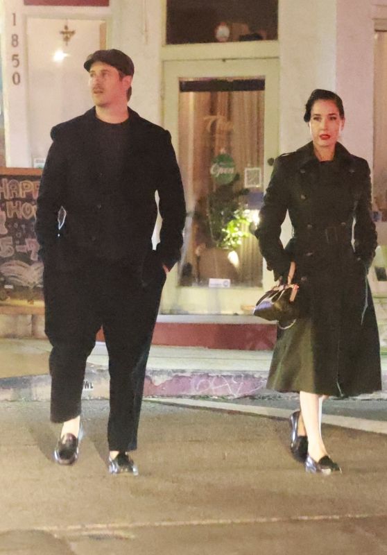 Dita Von Teese and Adam Rajcevich Savor Romantic Dinner in Los Feliz [11-24-2024]