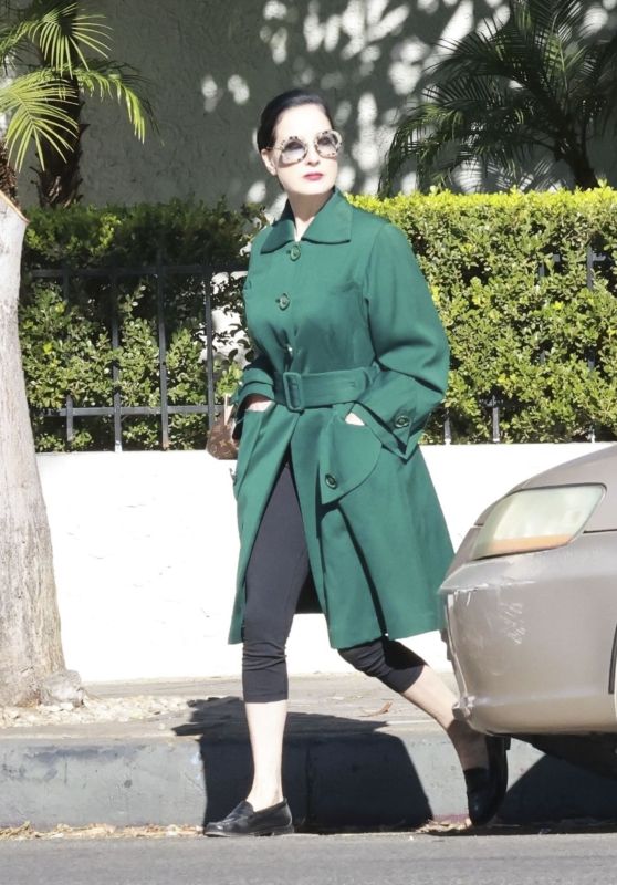 Dita Von Teese Looks Effortlessly Chic After Pilates Session [11-22-2024]